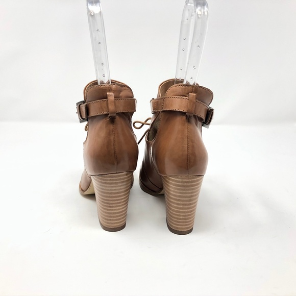 Seychelles Brown Lace Up Bootie Ankle Strap - Picture 4 of 5